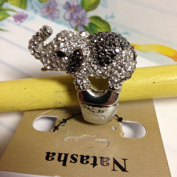 Natasha Denona Jewelry - Natasha Silver 'Good Luck' Elephant Ring